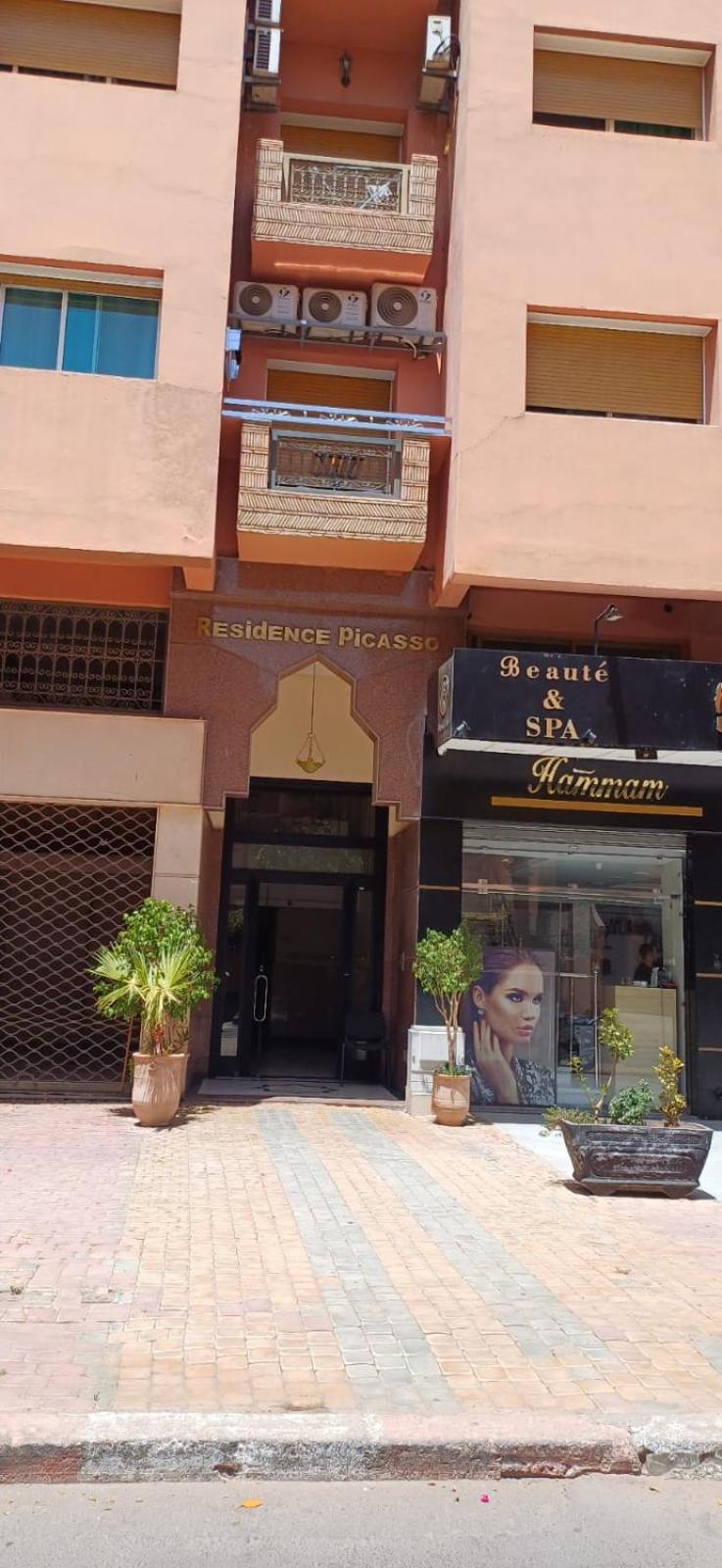 Picasso - 1 Chambre - Gueliz Lägenhet Marrakesh Exteriör bild